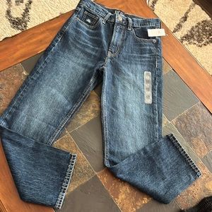 GAP Women's Medium Wash Straight-Leg Jeans - Blue